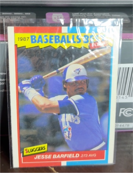 1987 Fleer Baseball's Best #2 Jesse Barfield — front