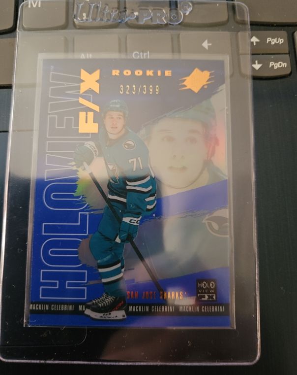 2024-25 Upper Deck SPx Holoview F/X Rookie #HV-48 Macklin Celebrini — front