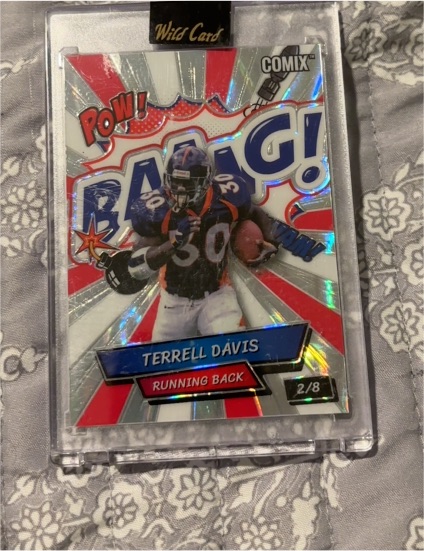 2025 Wild Card Comix #ACBRB-TD Terrell Davis — front