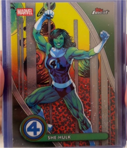 2026 Topps Finest Fantastic Four #97 She-Hulk Rare — front