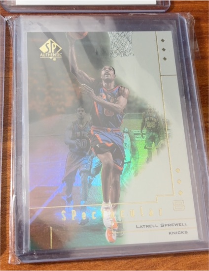 2000-01 Upper Deck SP Authentic #SP3 Latrell Sprewell Spectacular — front