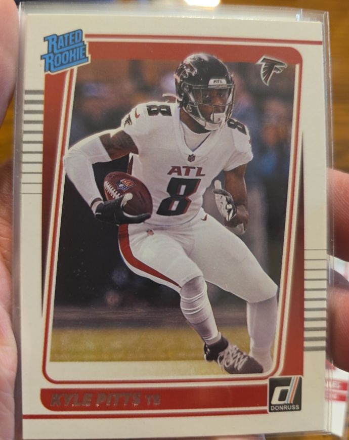 2021 Panini Donruss #260 Kyle Pitts Rated Rookie Atlanta Falcons — front