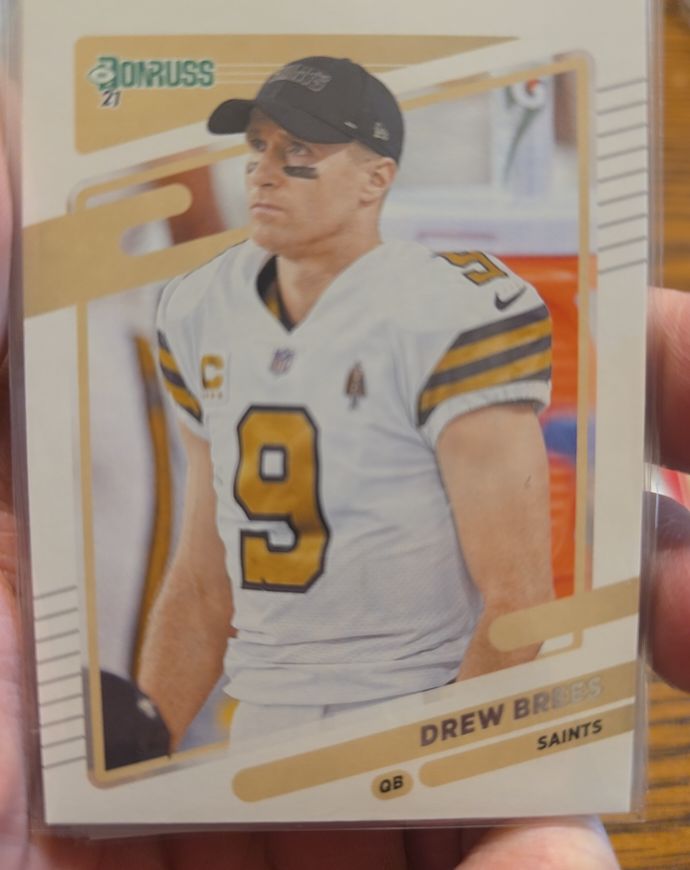 2021 Donruss #93 Drew Brees — front