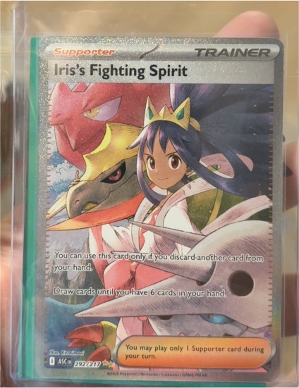 2022 Pokemon Ascended Heroes #292 Iris's Fighting Spirit — front
