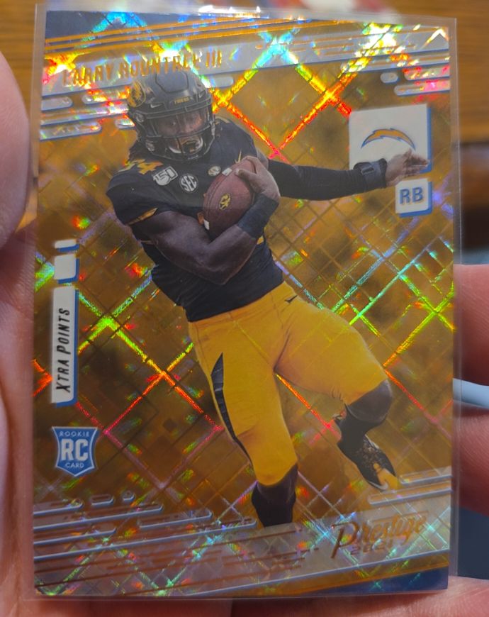 2021 Panini Prestige #229 Larry Rountree III Xtra Points Diamond Rookie Card — front