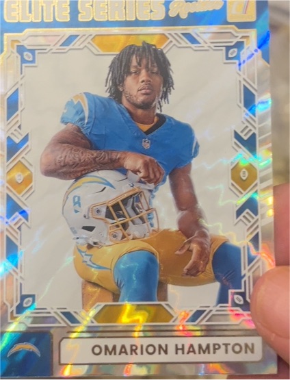 2025 Panini Donruss #ESR-OHN Omarion Hampton Elite Series Rookies — front
