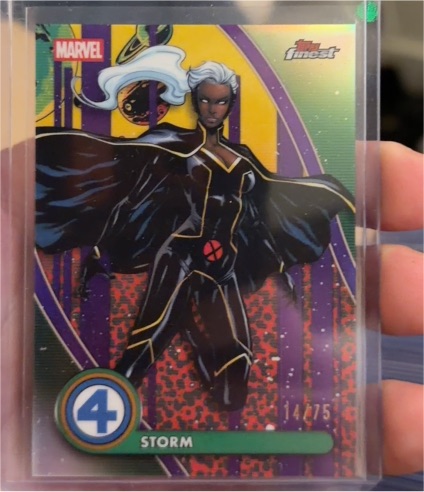 2026 Topps Finest Fantastic Four Storm #BL-083 — front
