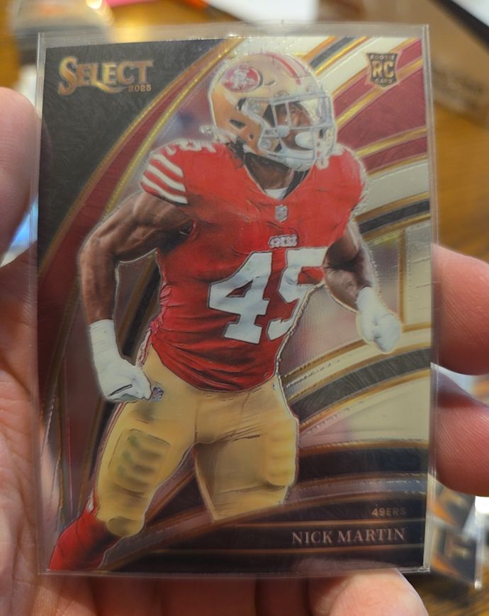 2025 Panini Select #216 Nick Martin Rookie Club Level — front