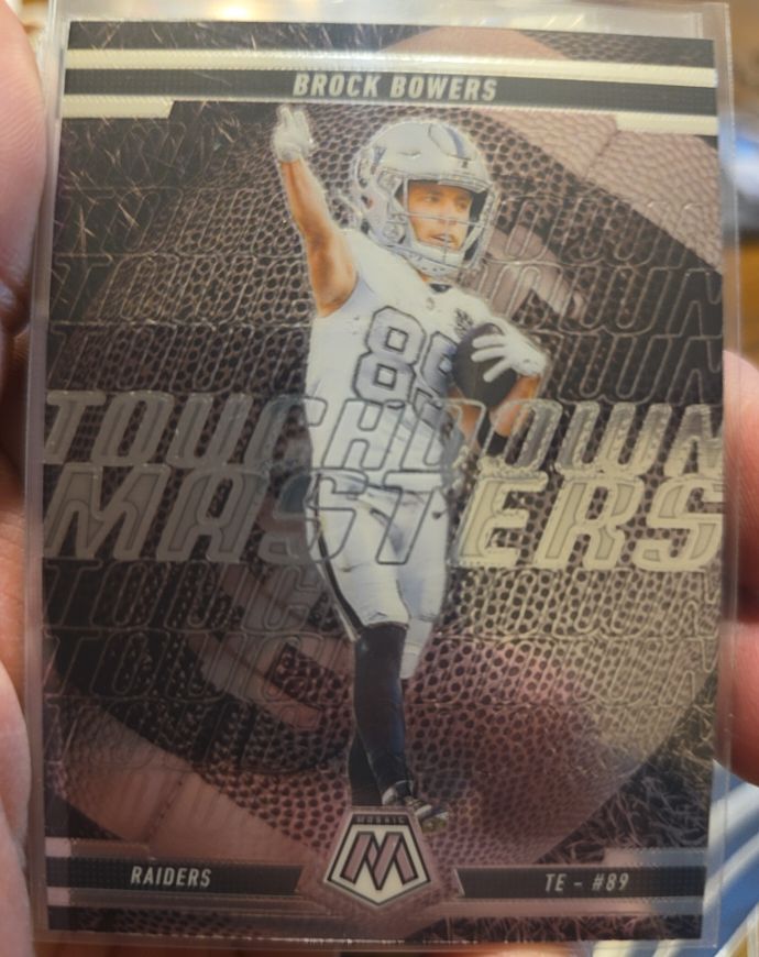 2025 Panini Mosaic Touchdown Masters #2 Brock Bowers — front
