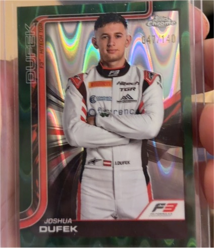 2025 Topps Chrome Formula 1 #55 Joshua Dufek — front