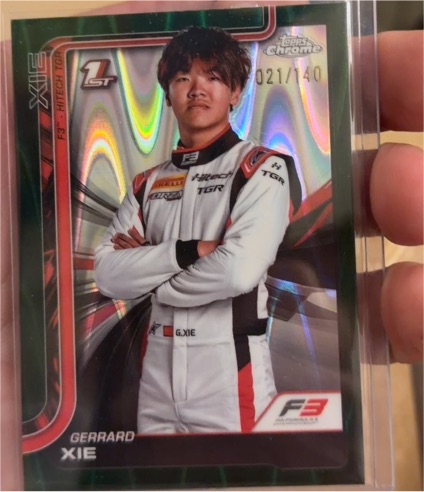 2025 Topps Chrome Formula 1 F1 #56 Gerrard Xie — front