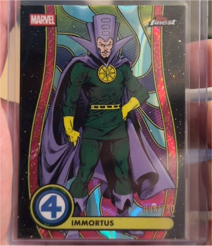 2026 Topps Finest Fantastic Four #023 Immortus — front