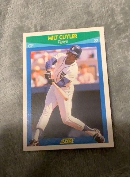 1990 Score Rising Stars #84 Milt Cuyler — front