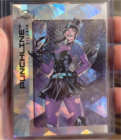 2025 Skybox Metal Universe Batman #166 Punchline Aqua FX — front