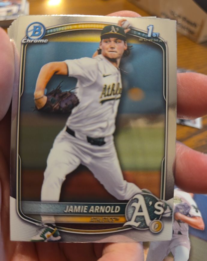 2025 Bowman Draft Chrome #BDC-30 Jamie Arnold — front