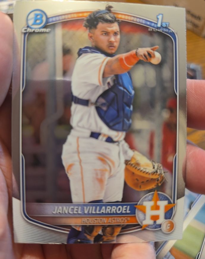 2025 Bowman Chrome Prospects #BCP-26 Jancel Villarroel — front