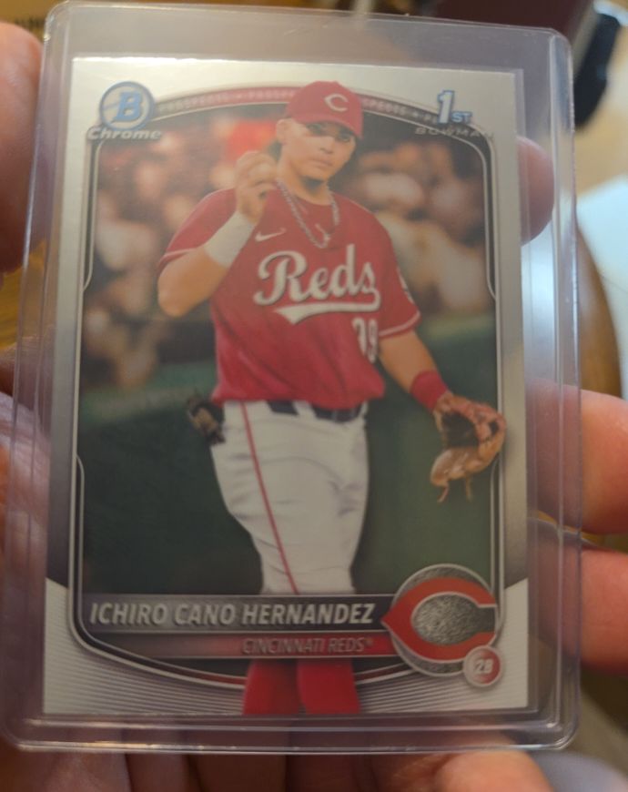 2025 Bowman Chrome #BCP-18 Ichiro Cano Hernandez — front