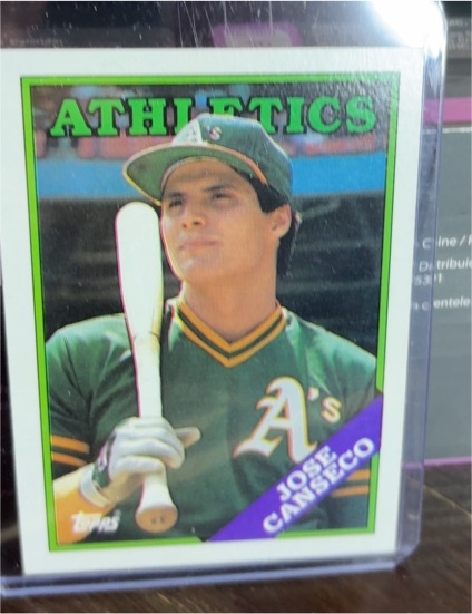 1988 Topps #370 Jose Canseco — front