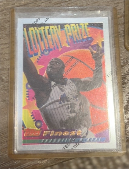 1994-95 Topps Finest #LP15 Shaquille O'Neal Lottery Prize — front