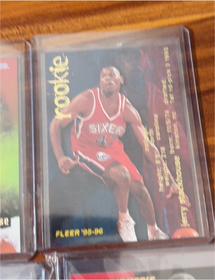 1995-96 Fleer #310 Jerry Stackhouse Rookie Card — front