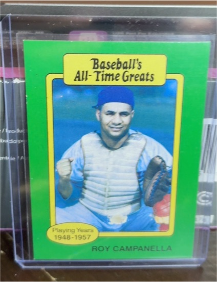 1987 Hygrade Baseball's All-Time Greats Roy Campanella — front