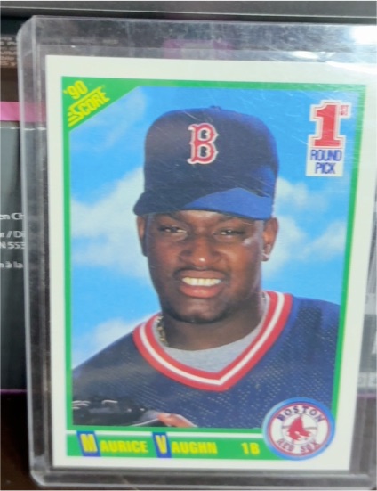 1990 Score #675 Mo Vaughn — front
