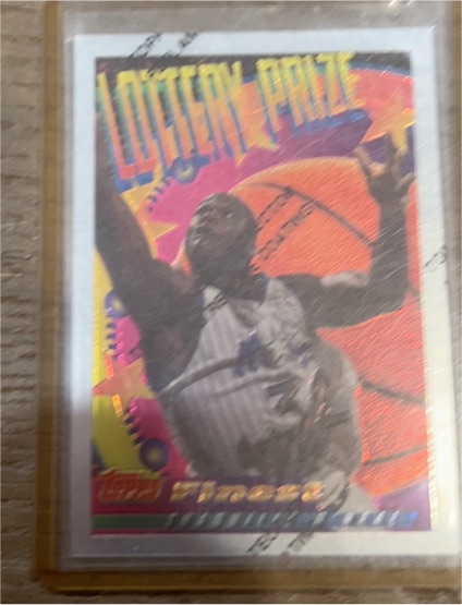 1994-95 Topps Finest #LP15 Shaquille O'Neal Lottery Prize — front