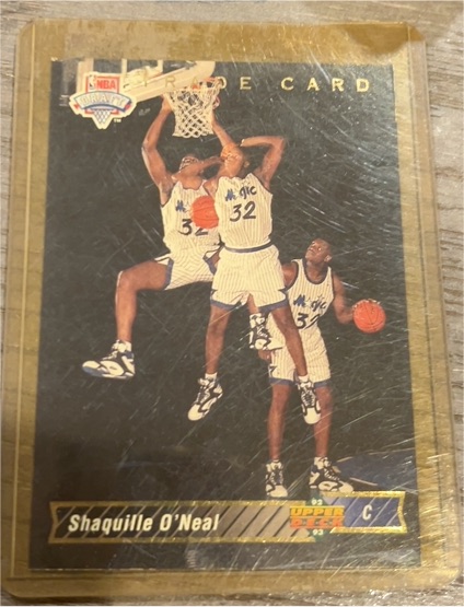 1992-93 Upper Deck #1B Shaquille O'Neal — front