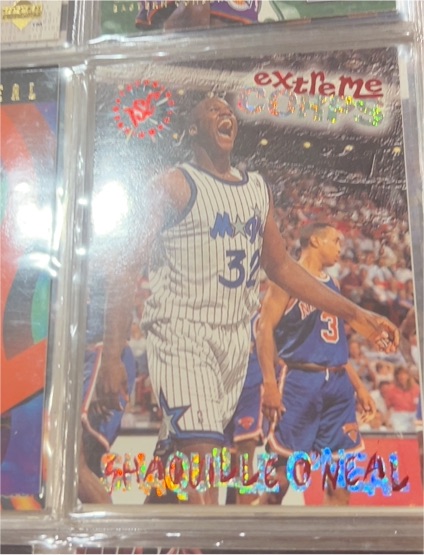 1995-96 Topps Stadium Club Extreme Corps #119 Shaquille O'Neal — front