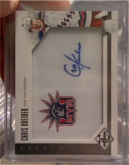2012-13 Panini Limited Phenoms Chris Kreider — front