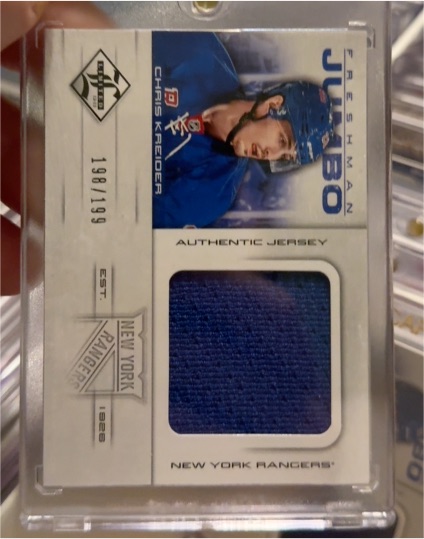 2012-13 Upper Deck Limited Freshman Jumbo #FJCK Chris Kreider — front