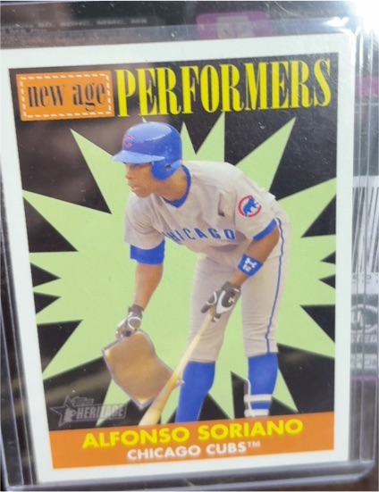 2007 Topps Heritage New Age Performers #NP3 Alfonso Soriano — front