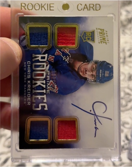 2012-13 Panini Prime #137 Chris Kreider — front