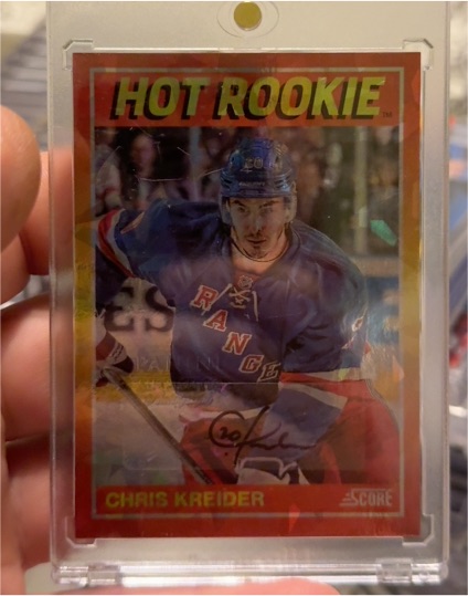 2012-13 Score Hot Rookies #543 Chris Kreider — front
