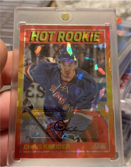 2012-13 Score Hot Rookies #543 Chris Kreider — front