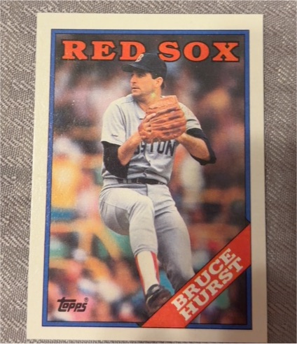 1988 Topps #125 Bruce Hurst Boston Red Sox — front
