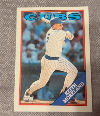 1988 Topps #416 Keith Moreland — front