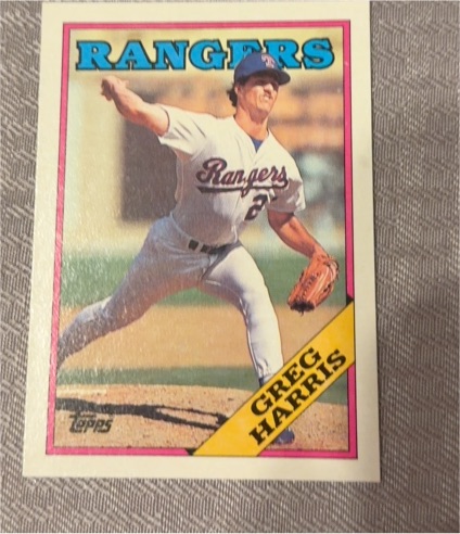 1988 Topps #369 Greg Harris — front
