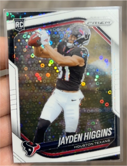 2025 Panini Prizm #376 Jayden Higgins — front