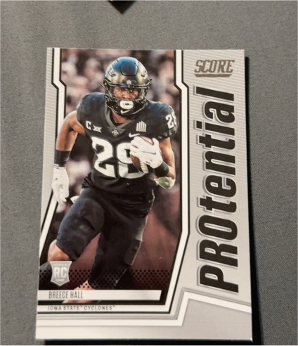 2022 Panini Score PROtential #P-BH Breece Hall — front