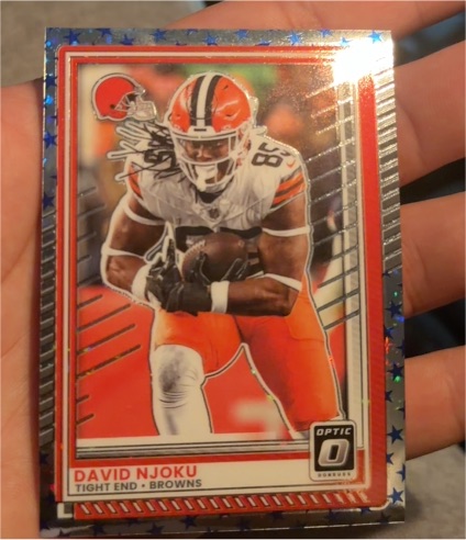 2025 Panini Donruss Optic #76 David Njoku — front