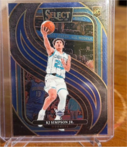 2024-25 Panini Select Premier Level #193 KJ Simpson Jr. — front