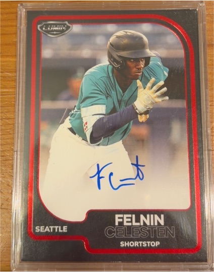 2024 Lumin #Felnin Celesten Seattle Mariners — front