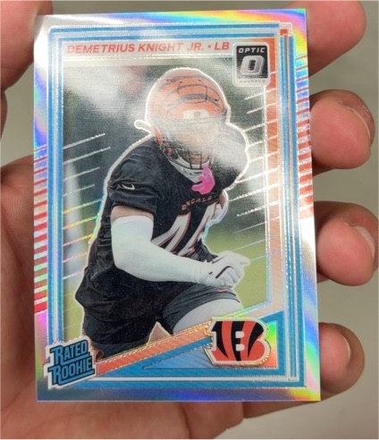 2025 Panini Donruss Optic #296 Demetrius Knight Jr. — front