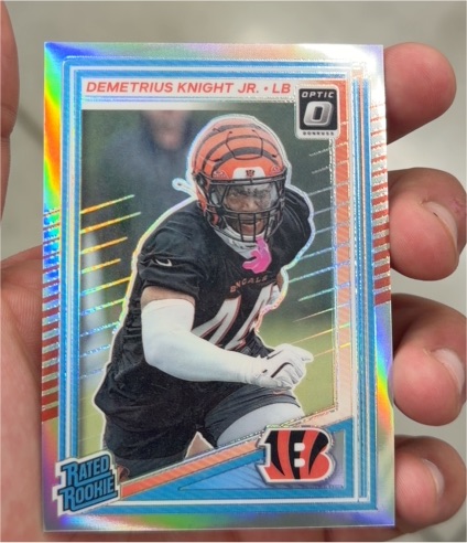 2025 Panini Donruss Optic #296 Demetrius Knight Jr. — front