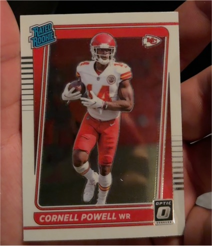 2021 Donruss Optic #240 Cornell Powell — front