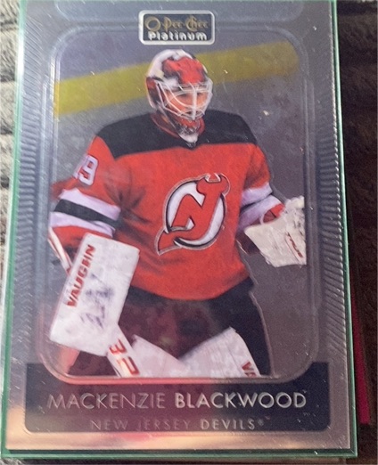 2021-22 O-Pee-Chee Platinum #174 Mackenzie Blackwood — front