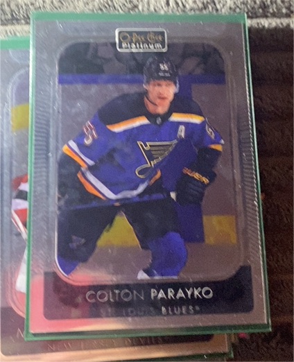 2021-22 O-Pee-Chee Platinum #152 Colton Parayko — front