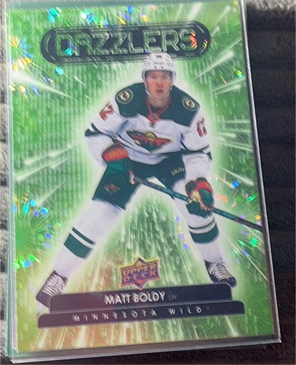 2022-23 Upper Deck Series 1 Dazzlers #DZ-28 Matt Boldy — front