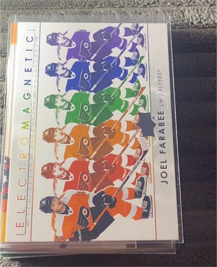 2021-22 Upper Deck Electromagnetic #EM-10 Joel Farabee — front